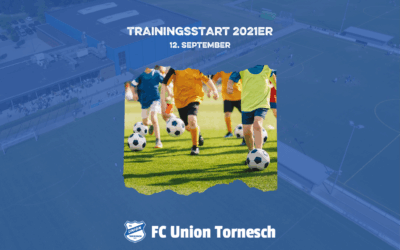 Trainingsstart 2021er-Spielgruppe am 12. September