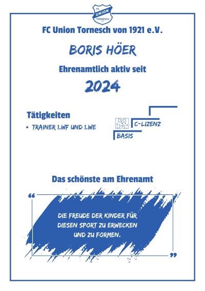 FCU Boris Hoeer Rueckseite