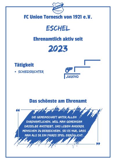FCU Eschel Ewert Rueckseite