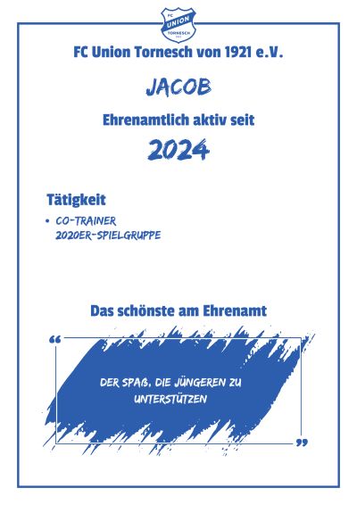 FCU Jacob Niklas Braun Rueckseite