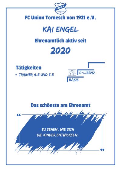 FCU Kai Engel Rueckseite