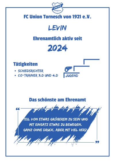 FCU Levin Kindler Rueckseite