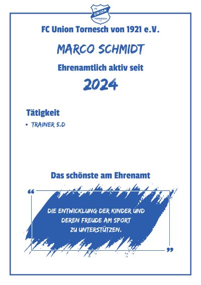 FCU Marco Schmidt Rueckseite