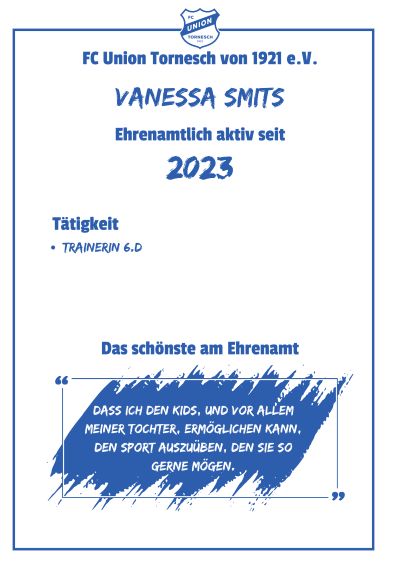 FCU Vanessa Smits Rueckseite